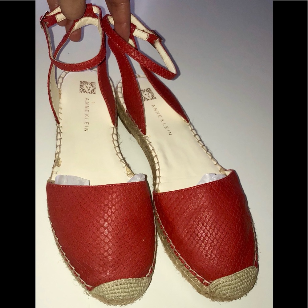 Anne Klein Arakira Coral Espadrilles